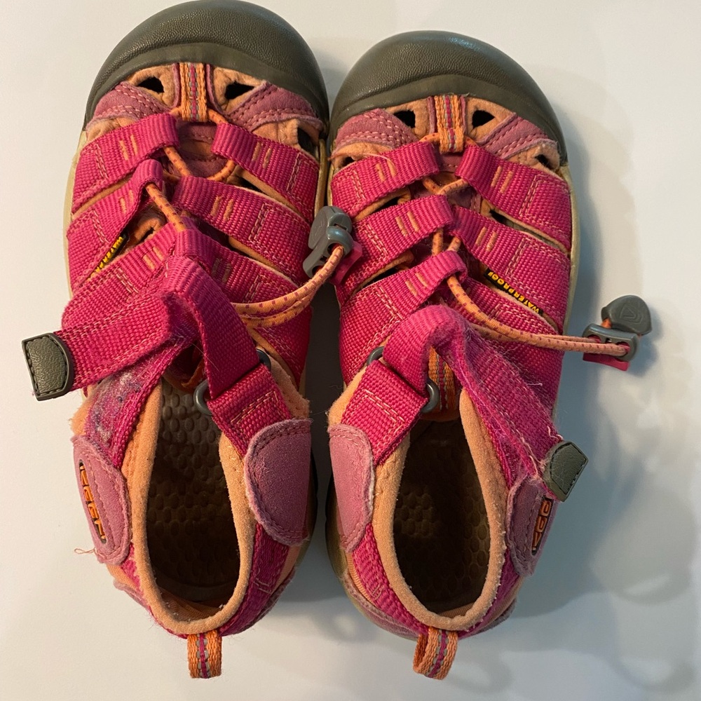 Keen Pink and Gray Sandals with Protective Toe Cap